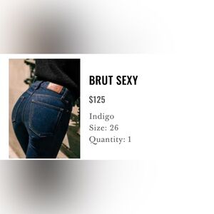 Sezane Le Brut Indigo - Size 26